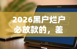 2026黑户烂户必放款的，差3000元就选这8个平台