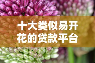 十大类似易开花的贷款平台盘点，解决急用800块钱哪里能借到的问题