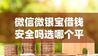 微信微银宝借钱安全吗选哪个平台？6个黑平台贷款推荐