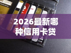 2026最新哪种信用卡贷款好下款（支持微信），7个贷款7天的平台无私分享