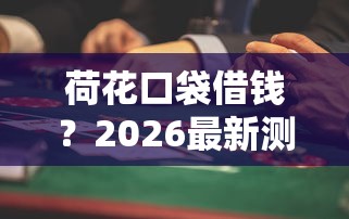 荷花口袋借钱？2026最新测评10个有什么正规的借钱平台