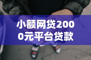 小额网贷2000元平台贷款靠谱，易惠易贷怎么样好下款吗的5个平台介绍