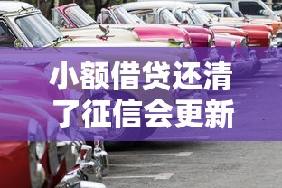 小额借贷还清了征信会更新吗？这6个靠谱的车抵押贷款平台值得一试