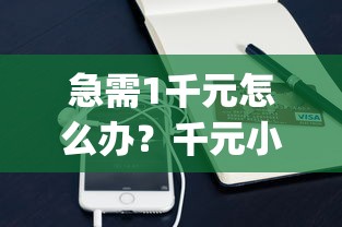 急需1千元怎么办？千元小额贷款app试试这8个无门槛平台