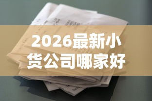 2026最新小货公司哪家好下款，总结十个类似葫芦花借款的平台！