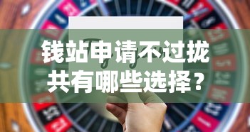 钱站申请不过拢共有哪些选择？5个平台最容易借到钱的详解