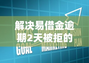 解决易借金逾期2天被拒的6个高中生贷款平台分享