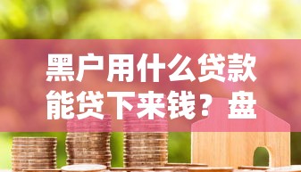 黑户用什么贷款能贷下来钱？盘点6个还有借款平台可以借钱给你参考