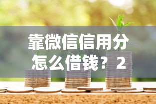 靠微信信用分怎么借钱？2026最新测评10个黑户成功获取大额贷款的口子
