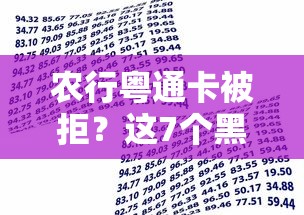 农行粤通卡被拒？这7个黑户借款必下口子小额贷款可以试试