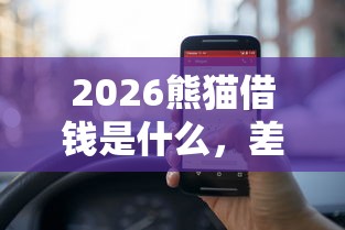 2026熊猫借钱是什么，差5000元就选这8个平台