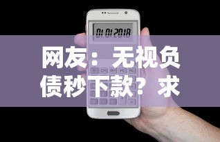 网友：无视负债秒下款？求介绍几款手机可以临时借钱的平台