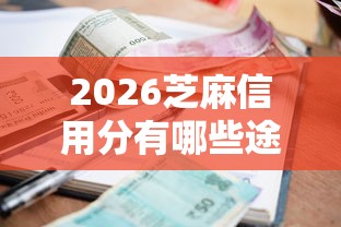 2026芝麻信用分有哪些途径贷款，差2000元就选这6个平台