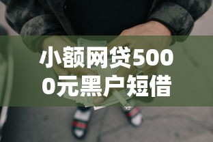 小额网贷5000元黑户短借平台,秒下款还可靠，黑户贷款机构的7个平台介绍