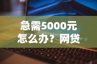 急需5000元怎么办？网贷不审核的口子试试这5个无门槛平台