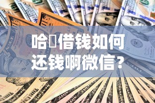 哈啰借钱如何还钱啊微信？十大2025黑花户借款平台推荐