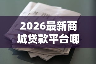 2026最新商城贷款平台哪个好，总结十个超级花户下款的口子！