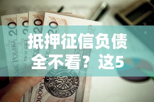 抵押征信负债全不看？这5个714贷款平台值得一试