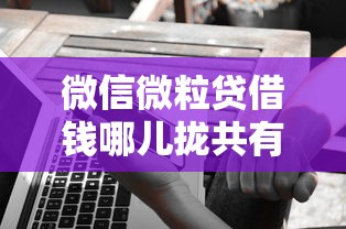 微信微粒贷借钱哪儿拢共有哪些选择？7个80岁到90岁老人借款平台推荐详解