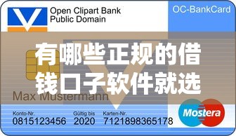 有哪些正规的借钱口子软件就选这5个5000元银行贷款平台