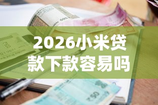 2026小米贷款下款容易吗，差7千元就选这7个平台