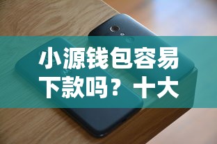 小源钱包容易下款吗？十大网黑真正能下款的软件推荐