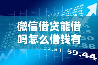 微信借贷能借吗怎么借钱有哪些？7个二手车贷款平台推荐给你