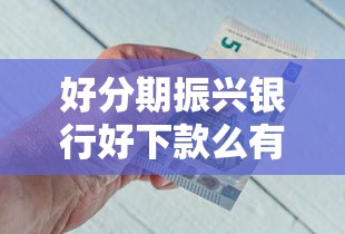 好分期振兴银行好下款么有哪些？分享5个失信人员可以借钱的网贷口子