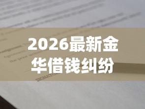 2026最新金华借钱纠纷（支持微信），5个贷款p2p平台无私分享