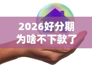 2026好分期为啥不下款了，差5000元就选这5个平台
