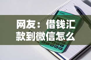 网友：借钱汇款到微信怎么备注？求介绍几款校园贷款平台