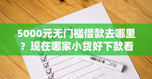 5000元无门槛借款去哪里？现在哪家小货好下款看这7个平台