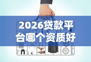 2026贷款平台哪个资质好下款，差20000元就选这5个平台