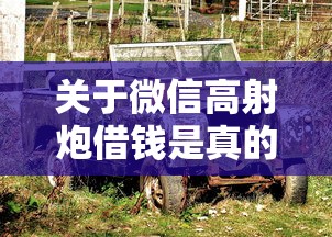 关于微信高射炮借钱是真的吗，推荐8个简单容易贷款口子给你