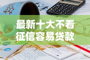 最新十大不看征信容易贷款的平台，专治20岁不看查询的贷款