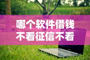 哪个软件借钱不看征信不看大数据有哪些？分享7个18岁贷款平台