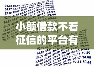 小额借款不看征信的平台有哪些？盘点最新9个无视黑白户的贷款app