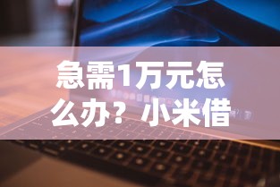 急需1万元怎么办？小米借钱年龄试试这7个无门槛平台