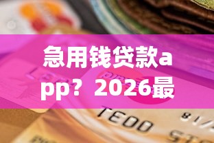 急用钱贷款app？2026最新测评10个黑户呆账逾期能下的口子