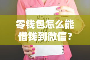 零钱包怎么能借钱到微信？十大征信不好负债高的平台推荐